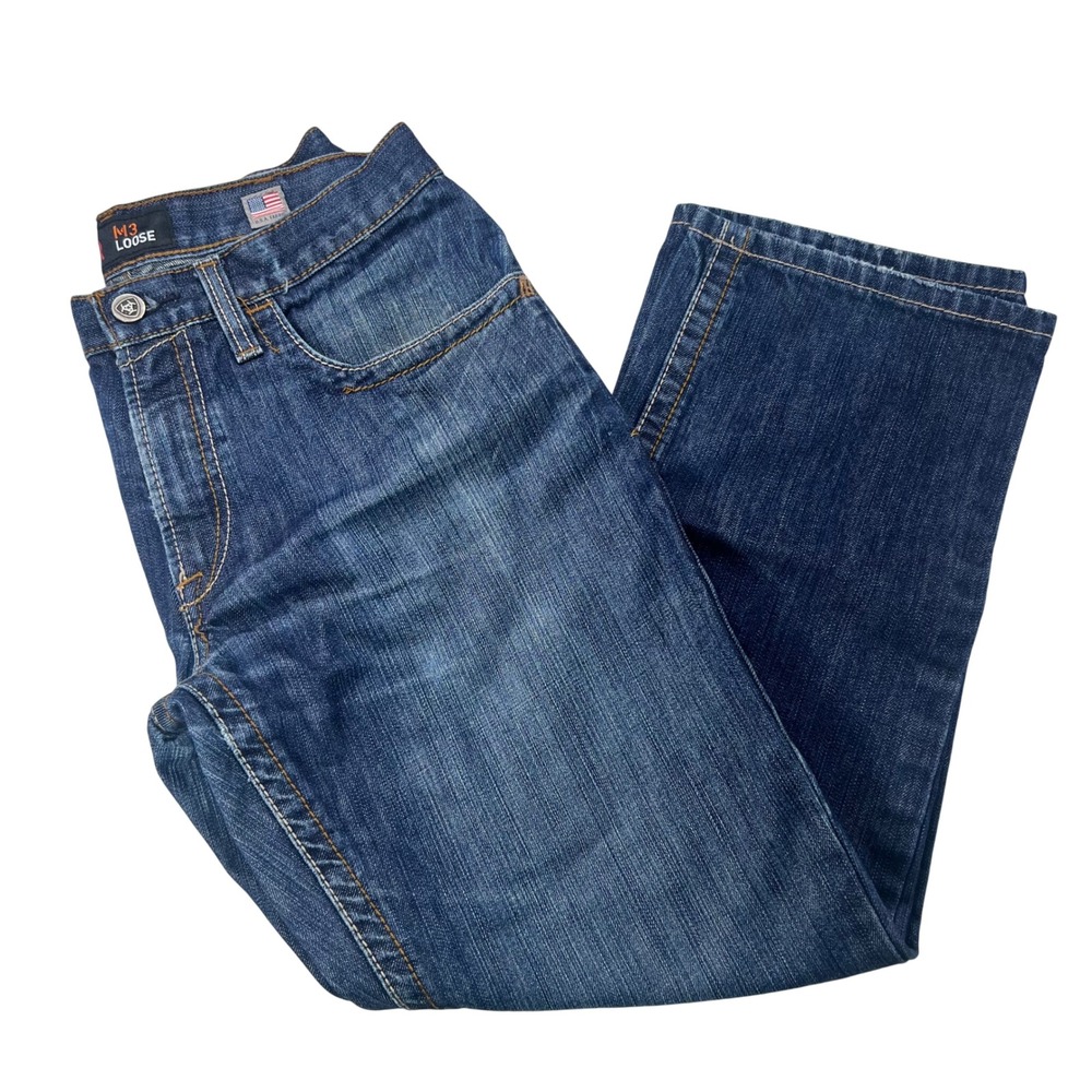 Ariat FR M3 Loose Fit Work Jeans Mens 30 Blue Flame Resistant Denim Pants